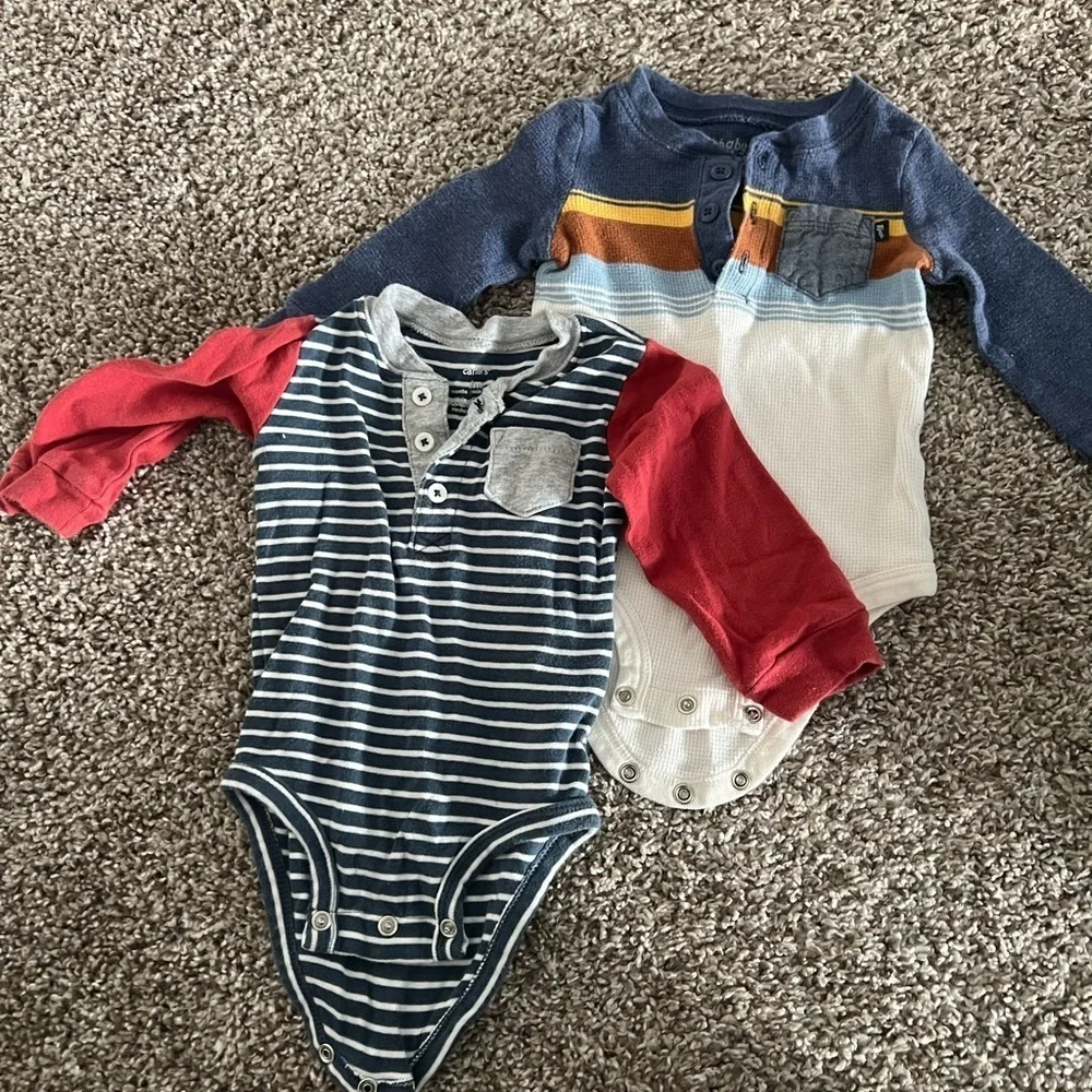 Baby assorted Shirts- 6-9 mo
